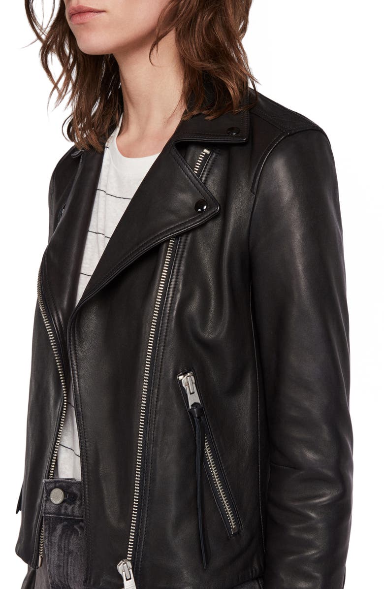 Dalby Leather Biker Jacket