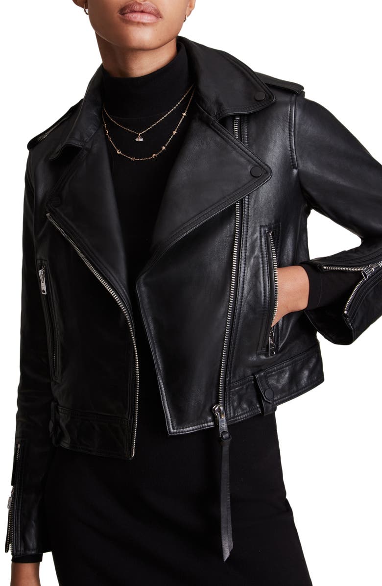 Ayra Leather Biker Jacket