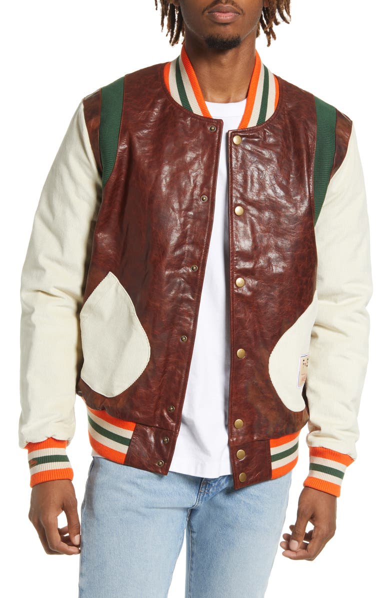 Dedication Leather Varsity Jacket
