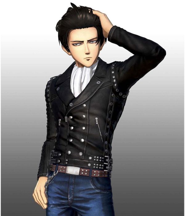 Levi Ackerman Attack on Titan Black Leather Jacket