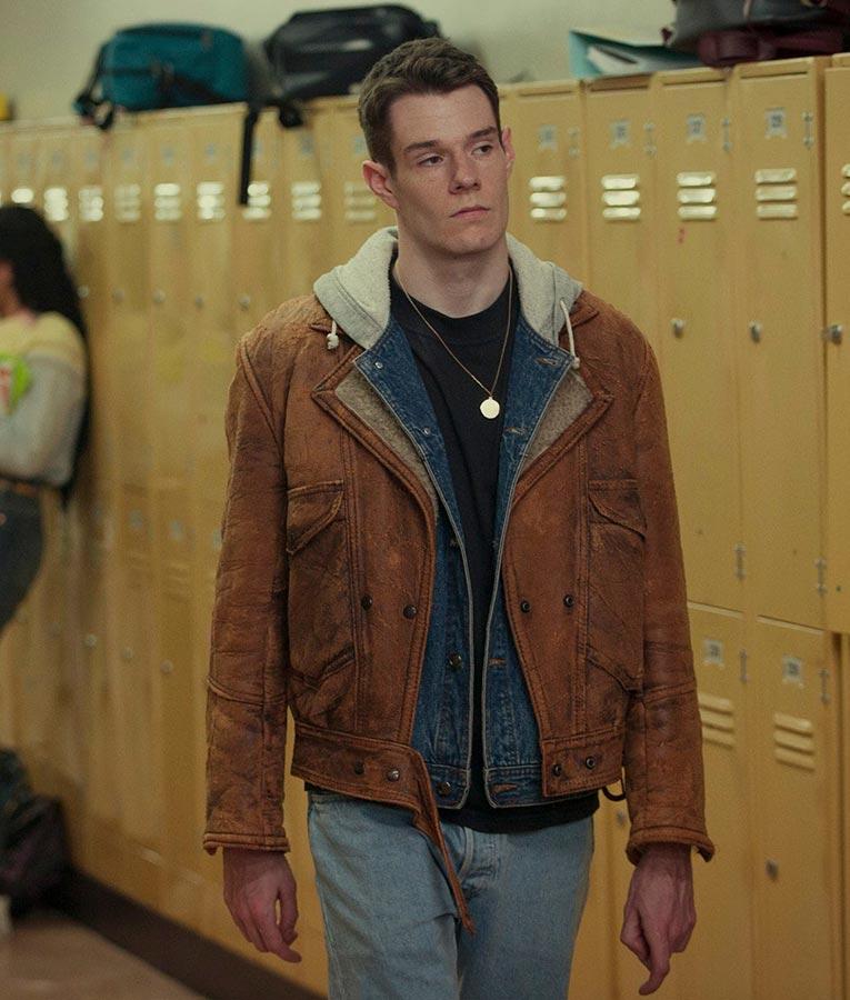 Sex Education Adam Groff Leather Jacket