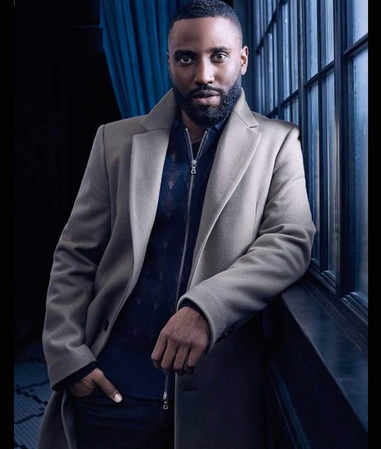 Tenet John David Washington Wool-Blend Coat