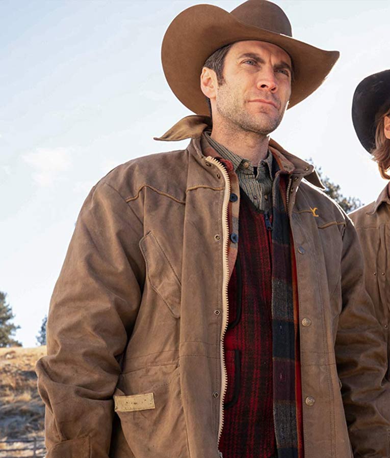 Yellowstone Jamie Dutton Leather Jacket