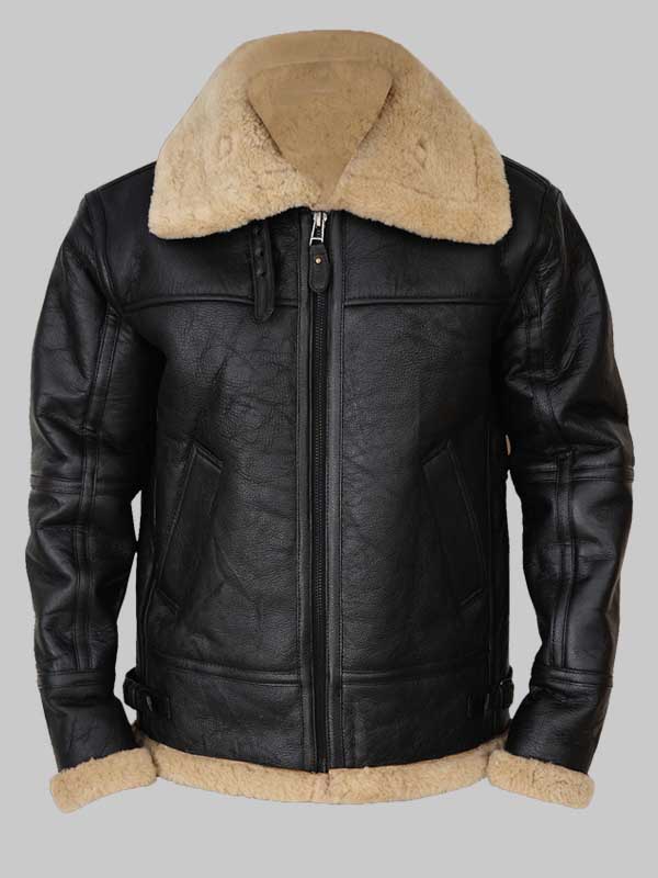B3 Flying Aviator Men Shearling Jacket