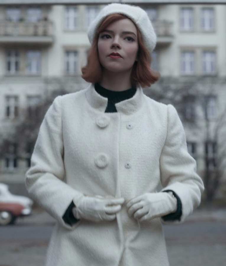 Beth Harmon The Queen’s Gambit White Coat