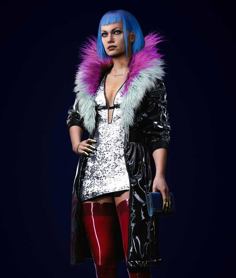 Cyberpunk 2077 Evelyn Parker Fur Coat