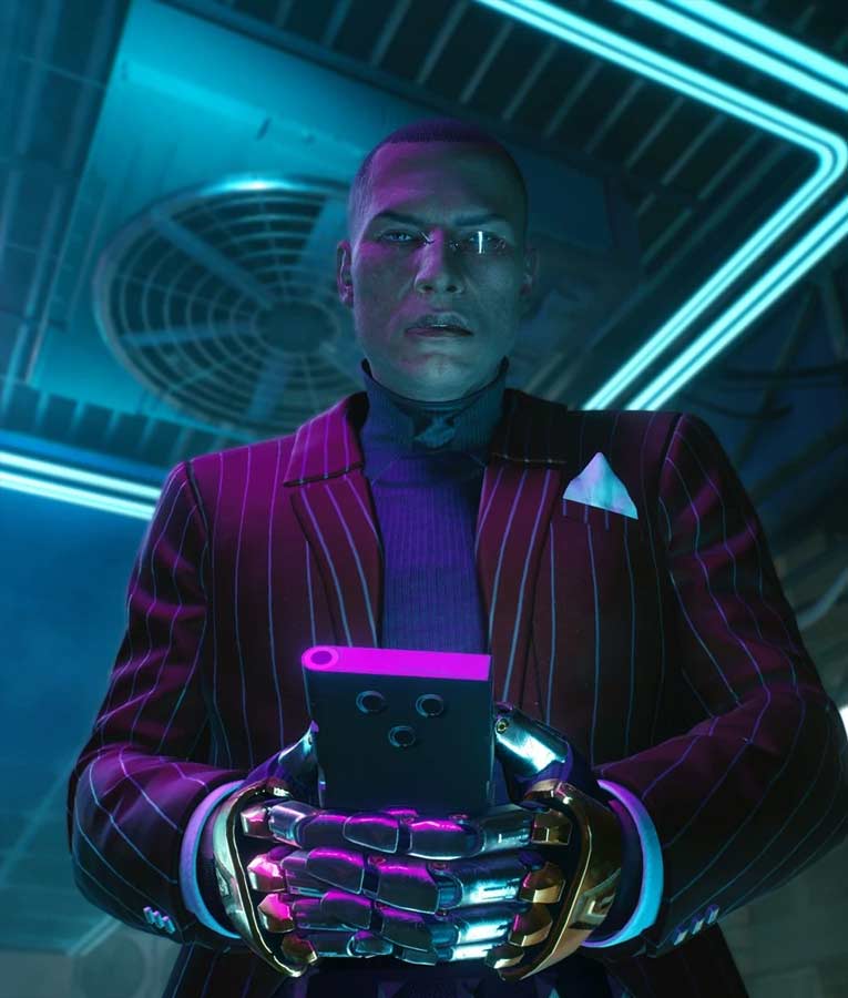 Cyberpunk 2077 Mr. Goldhand Blazer