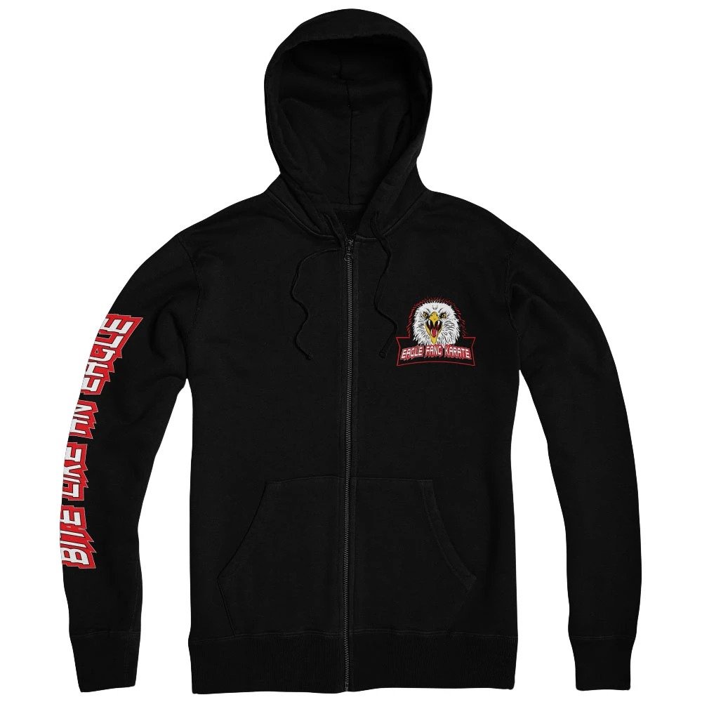 Eagle Fang Karate Black Zip Up Hoodie