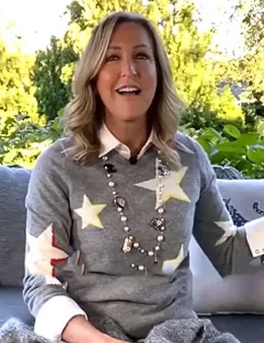 Good Morning America Lara Spencer Star Sweater