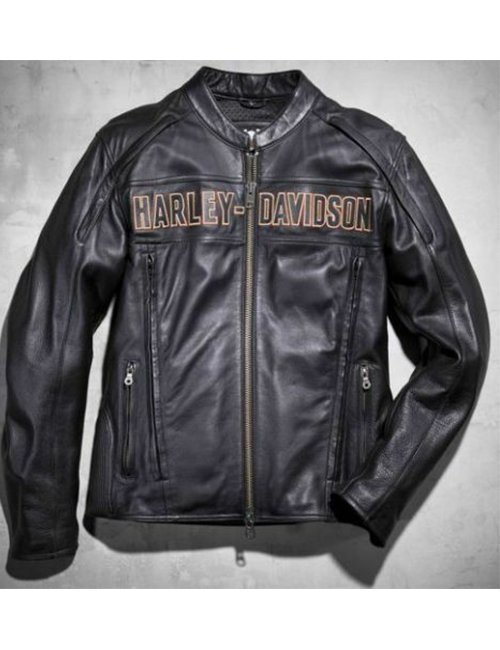 Harley Davidson Men Motorcycle Leather Jacket
