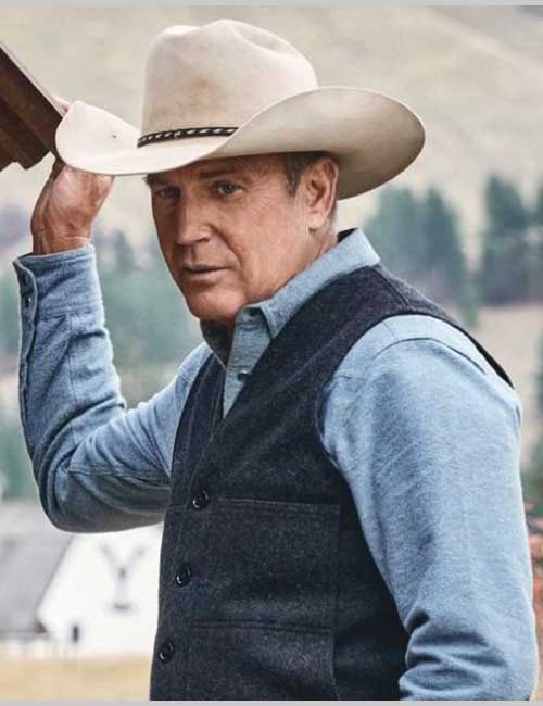 Kevin Costner Yellowstone Vest