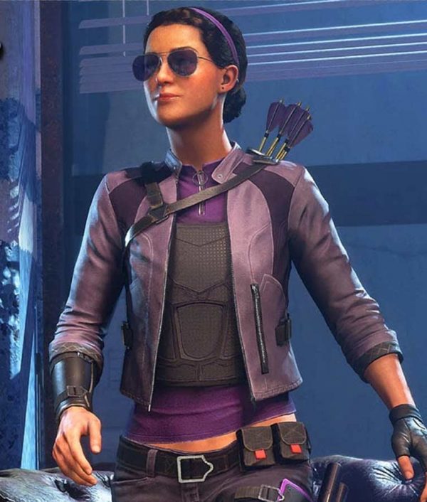 Kate Bishop Marvel’s Avengers Leather Jacket