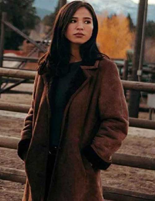 Yellowstone Monica Dutton Shearling Coat