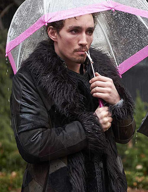 Klaus Hargreeves The Umbrella Academy Shearling Coat