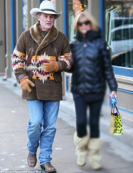 Kurt Russell Shearling Coat