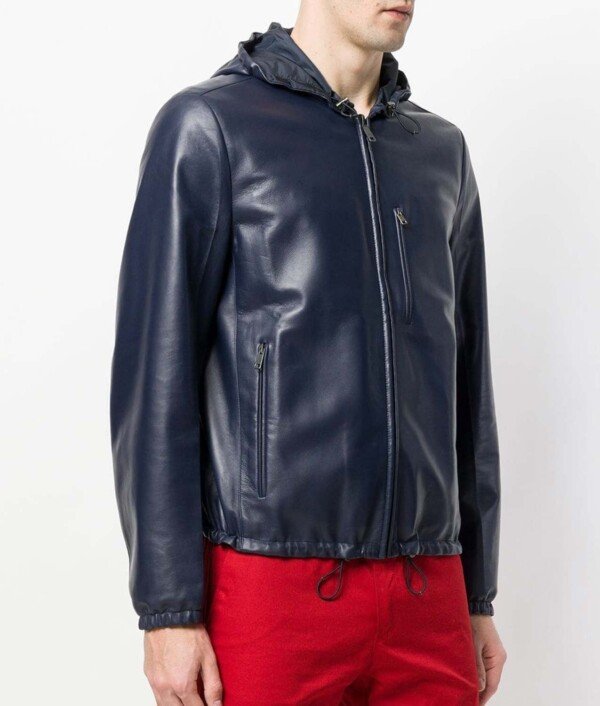 Mens Blue Slimfit Jacket