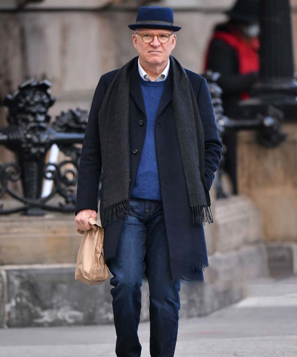 Only Murders in the Building Steve Martin Black Coat