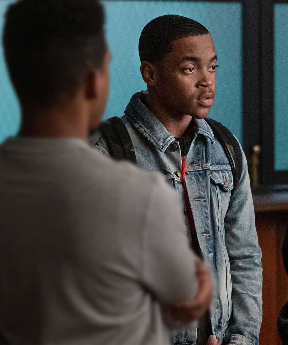 Power Book II Ghost Tariq St Patrick Denim Jacket