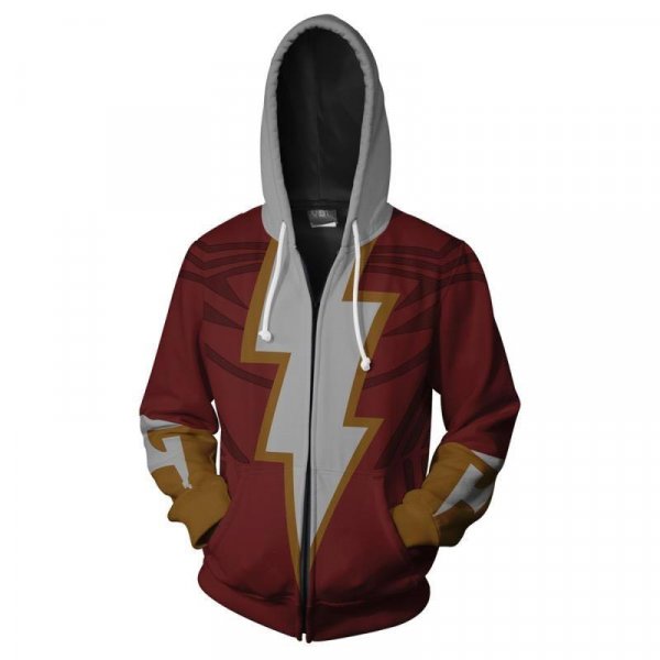 Shazam Front Logo Hoodie