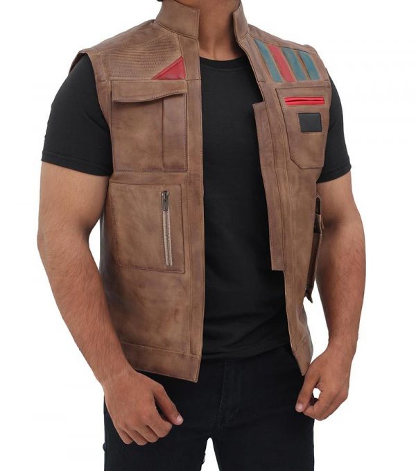 Star Wars Rise of the Skywalker Finn Leather Vest