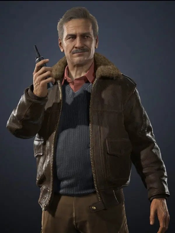 Victor Sullivan Uncharted 4 Leather Jacket