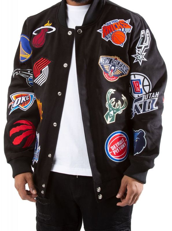 NBA Collage Patch Jacket