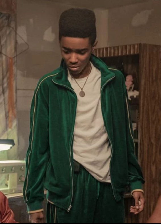 BMF 2021 Myles Truitt Green Velvet Tracksuit