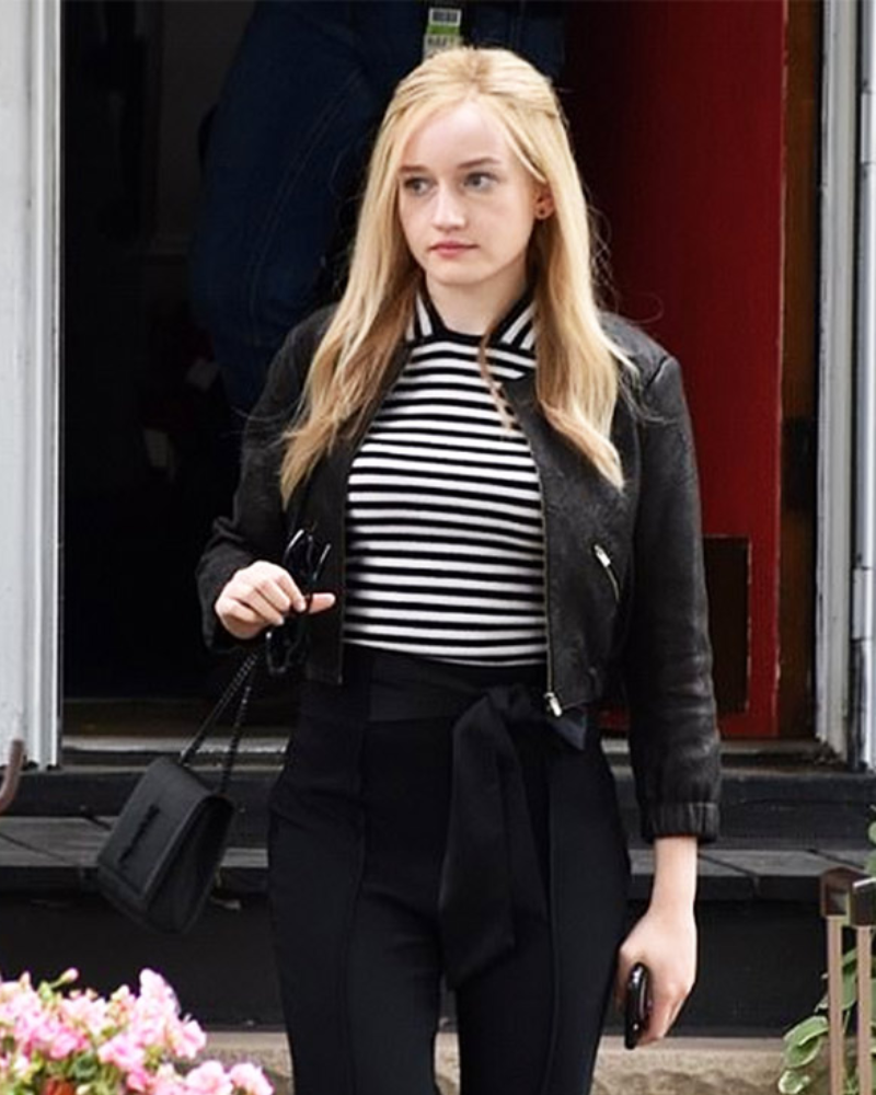 Inventing Anna 2022 Julia Garner Black Jacket